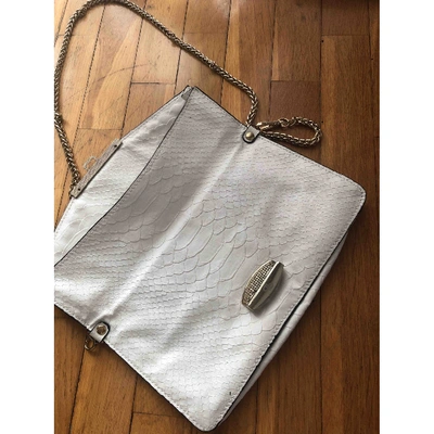 Pre-owned Pinko White Clutch Bag