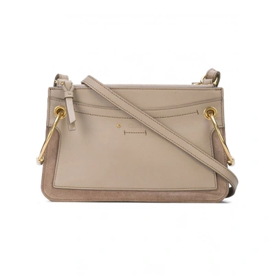 Pre-owned Chloé Roy Leather Handbag In Grey
