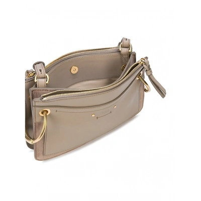 Pre-owned Chloé Roy Leather Handbag In Grey