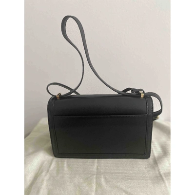 Pre-owned Loewe Barcelona Leather Handbag In Black