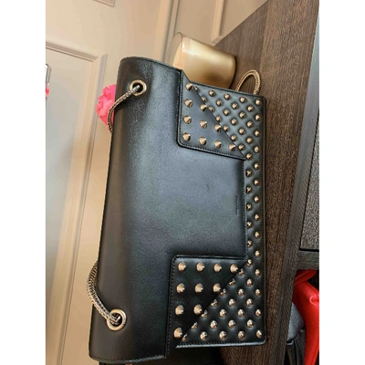 Pre-owned Saint Laurent Betty Leather Handbag In Black