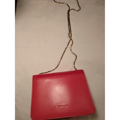 Pre-owned Bulgari Serpenti Leather Crossbody Bag In Pink