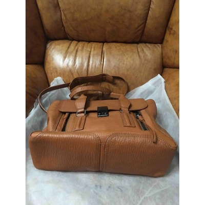 Pre-owned 3.1 Phillip Lim / フィリップ リム Pashli Leather Handbag In Camel