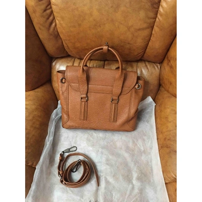 Pre-owned 3.1 Phillip Lim / フィリップ リム Pashli Leather Handbag In Camel
