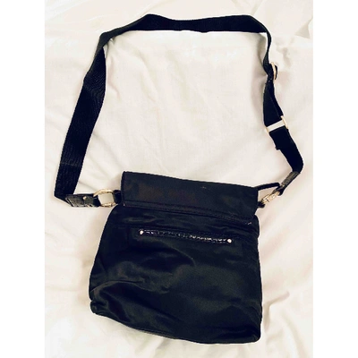 Pre-owned Michael Kors Cloth Crossbody Bag In Black