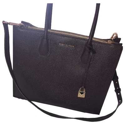 Pre-owned Michael Kors Mercer Leather Handbag