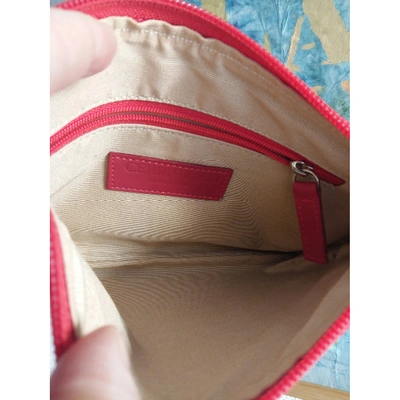 Pre-owned Cerruti 1881 Cloth Mini Bag In Red