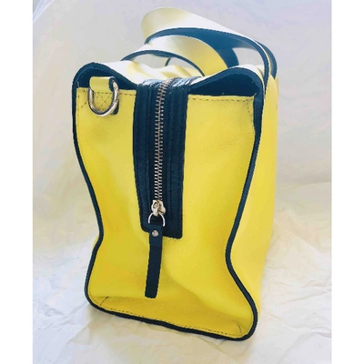Pre-owned Kate Spade Leather Handbag In Yellow