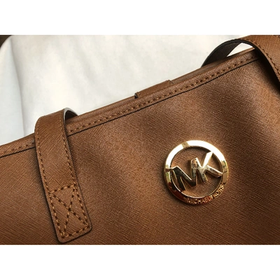Pre-owned Michael Kors Brown Leather Handbag