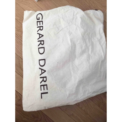 Pre-owned Gerard Darel 24h Leather Handbag In Brown