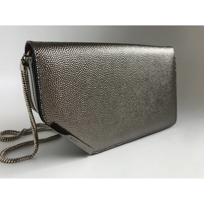 Pre-owned Bally Leather Handbag In Silver
