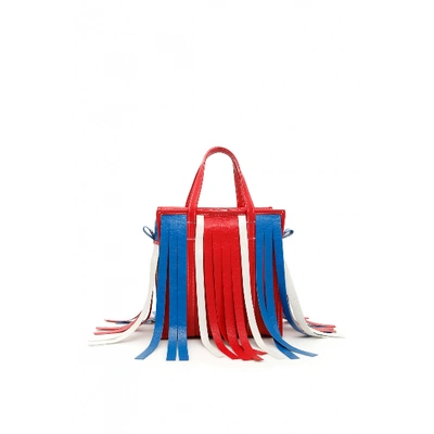 Pre-owned Balenciaga Bazar Bag Leather Tote In Multicolour