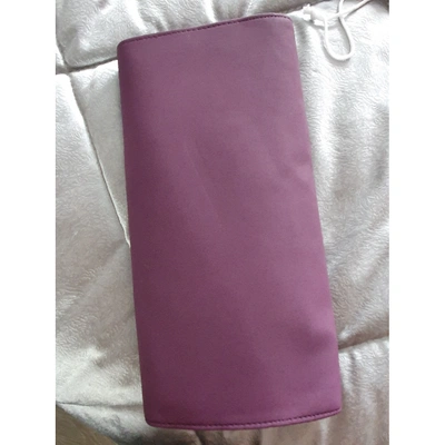 Pre-owned Kenzo Purple Cloth Clutch Bag