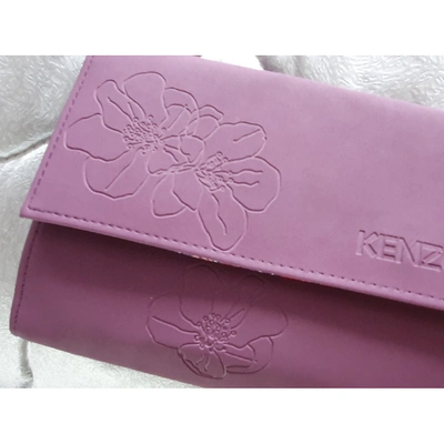 Pre-owned Kenzo Purple Cloth Clutch Bag