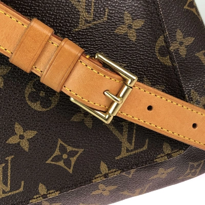 Pre-owned Louis Vuitton Musette Tango  Brown Cloth Handbag