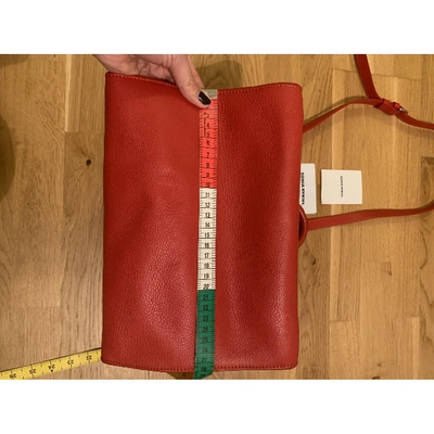 Pre-owned Sonia By Sonia Rykiel Leather Crossbody Bag In Red