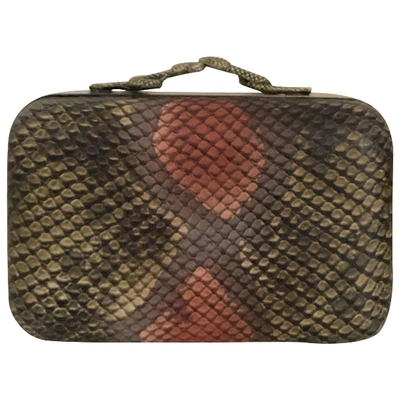 Pre-owned House Of Harlow 1960 Multicolour Leather Clutch Bag