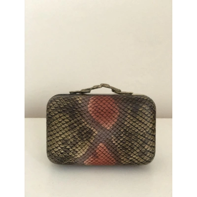 Pre-owned House Of Harlow 1960 Multicolour Leather Clutch Bag