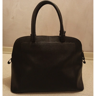 Pre-owned Pinko Leather Handbag In Black