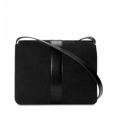 Pre-owned Gucci Arli Black Suede Handbag