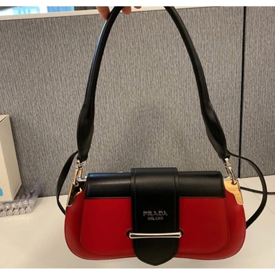 Pre-owned Prada Sidonie Red Leather Handbag