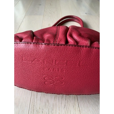 Pre-owned Lancel Pink Leather Handbag