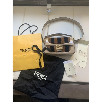 Pre-owned Fendi Shearling Handbag