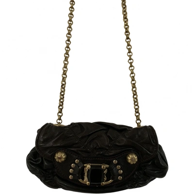 Pre-owned Juicy Couture Leather Crossbody Bag In Black