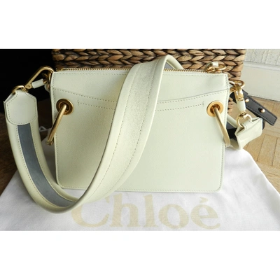 Pre-owned Chloé Roy White Leather Handbag