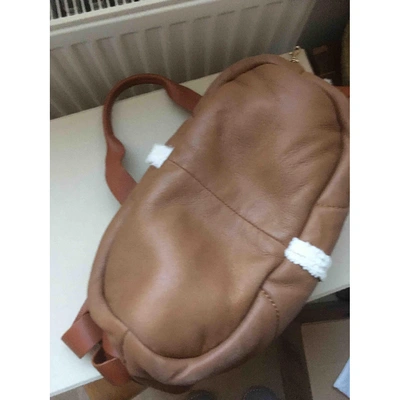 Pre-owned Lancel Camel Leather Handbags