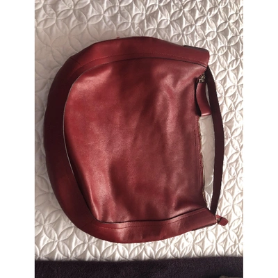 Pre-owned Gerard Darel Leather Handbag In Red