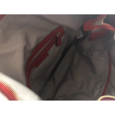 Pre-owned Gerard Darel Leather Handbag In Red