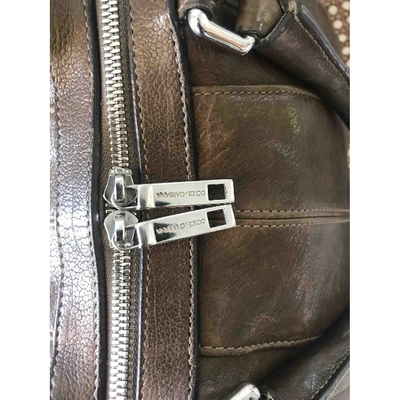 Pre-owned Dolce & Gabbana Leather Handbag In Khaki