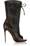 CHRISTIAN LOUBOUTIN Jennifer Perforated Leather Boots