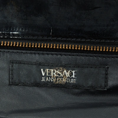 Pre-owned Versace Yellow Cloth Handbag
