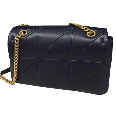 Pre-owned Saint Laurent Jamie Blue Leather Handbag