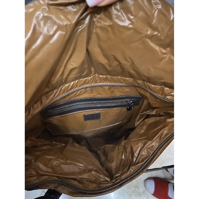 Pre-owned Moncler Brown Leather Handbag