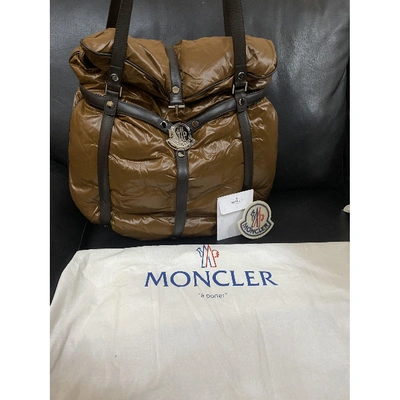 Pre-owned Moncler Brown Leather Handbag