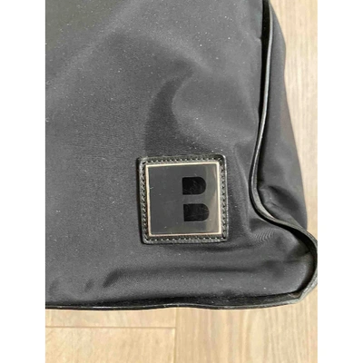 Pre-owned Bally Cloth Tote In Black