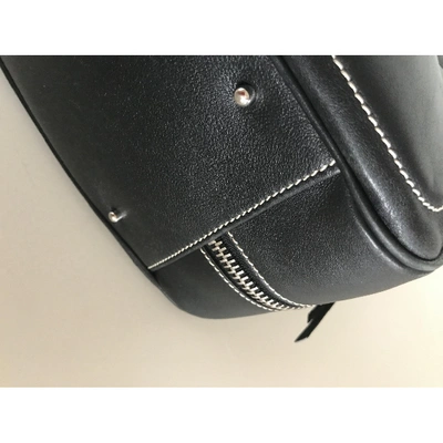 Pre-owned Tod's Leather Handbag In Black