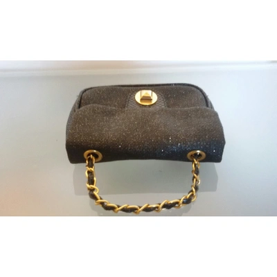 Pre-owned Pinko Black Clutch Bag