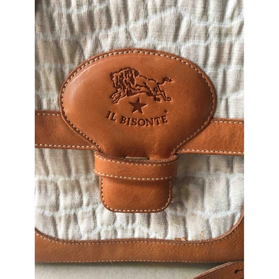 Pre-owned Il Bisonte Beige Leather Handbag