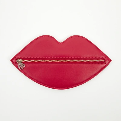 Pre-owned Charlotte Olympia Pink Leather Clutch Bag