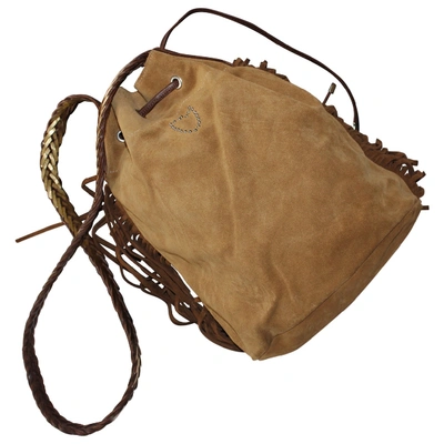 Pre-owned Htc Handbag In Camel