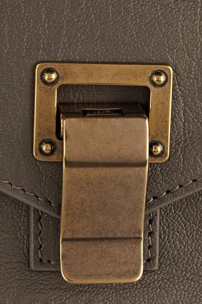 Shop Proenza Schouler The Ps1 Tiny Leather Satchel In Neutrals