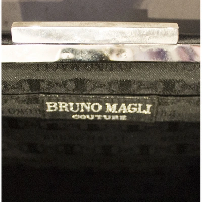 Pre-owned Bruno Magli Crossbody Bag In Black