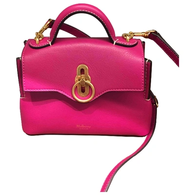 Pre-owned Mulberry Seaton Leather Crossbody Bag In Pink