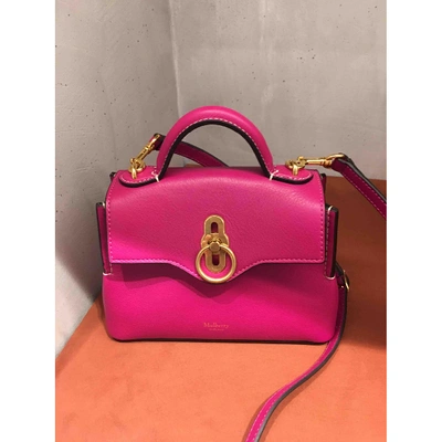 Pre-owned Mulberry Seaton Leather Crossbody Bag In Pink