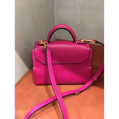 Pre-owned Mulberry Seaton Leather Crossbody Bag In Pink