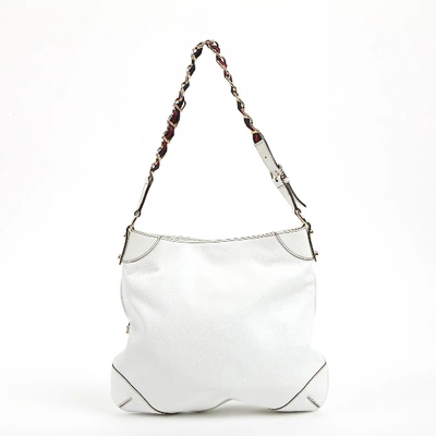 Pre-owned Gucci White Leather Handbag